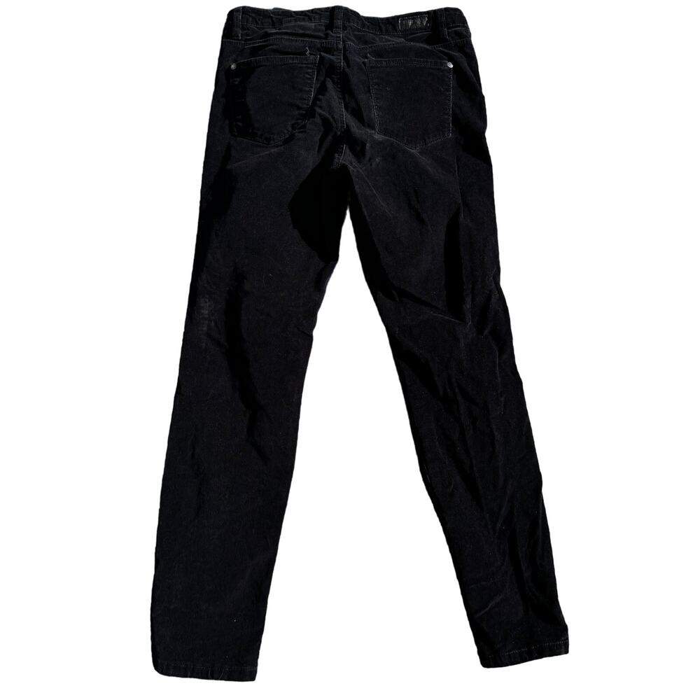 Buffalo David Bitton Supreme Skinny Jeans Mid Rise Corduroy Black‎ Womens 6/28